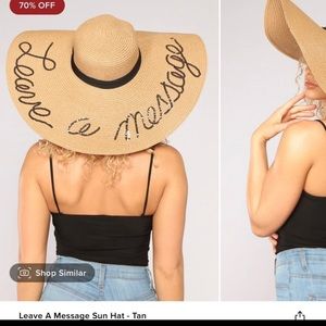 FASHION NOVA SUN HAT